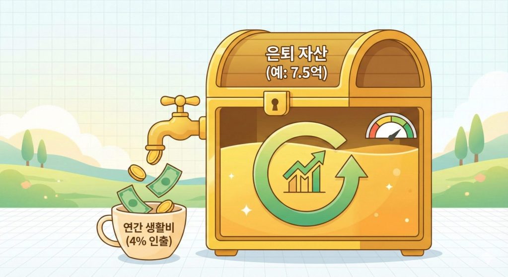 2. 4% 룰 개념도 (마르지 않는 수도꼭지)