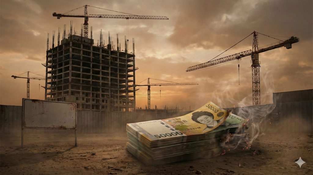 PF 대출이 멈춰있고 돈이 잠겨버린 상황