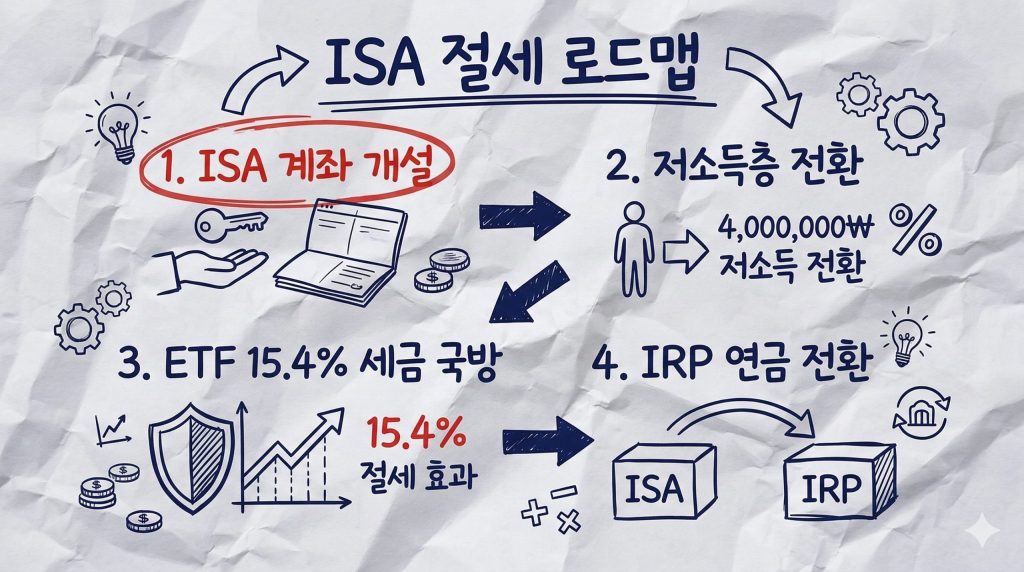 ISA 계좌로 세금 400만 원 아끼고 건보료 폭탄 피하는 실전 가이드 (2026) - 직장인 재테크 심층 보고서