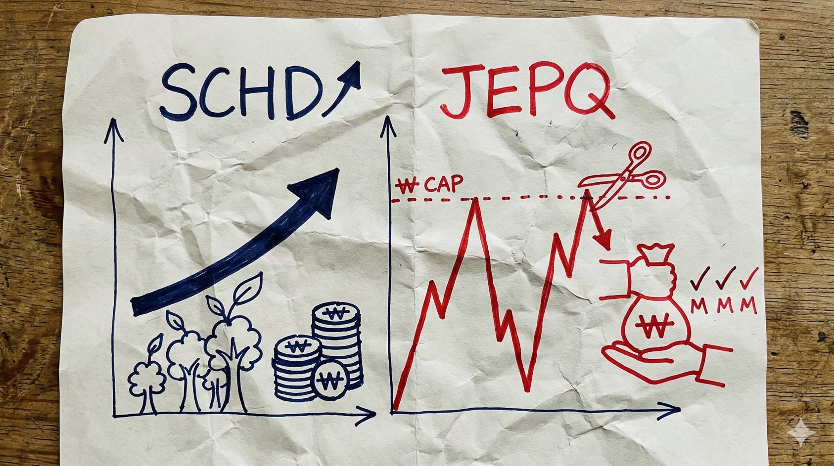 한국판 SCHD vs JEPQ 비교, ISA에서 장기투자라면 어느 게 더 나을까? (2026)