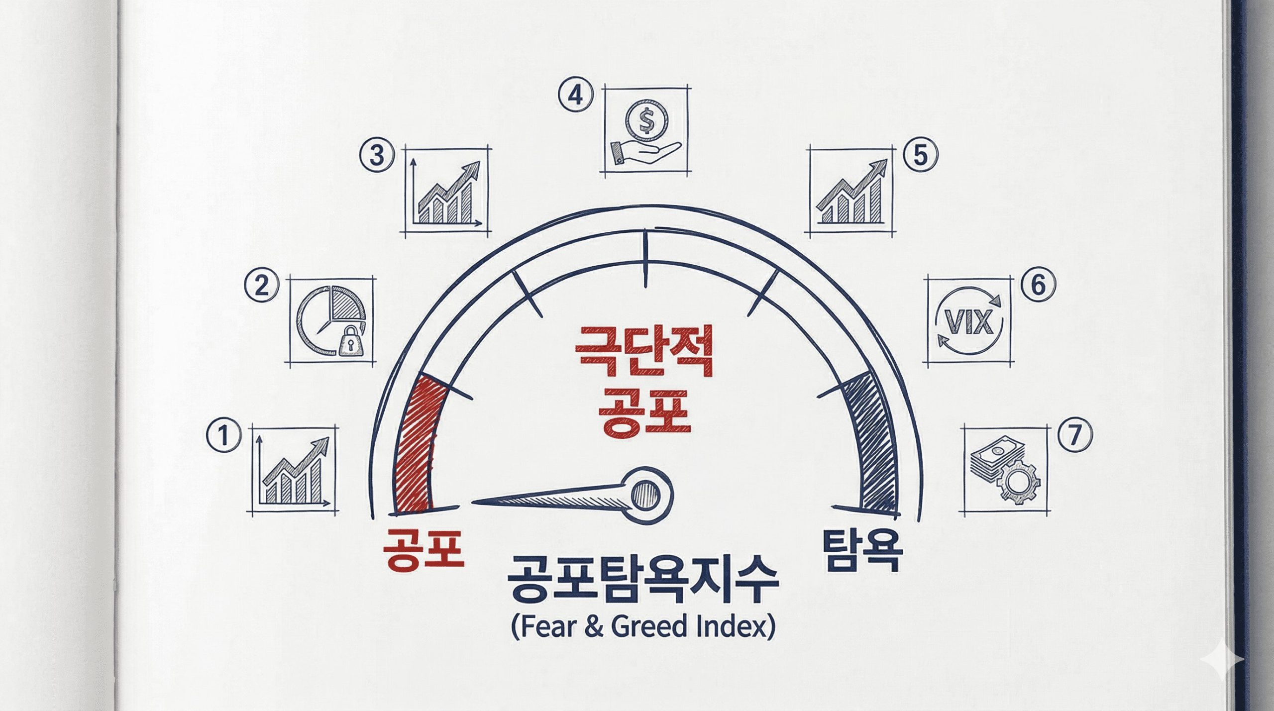 CNN 공포탐욕지수란? 하락장 멘탈 지키는 7가지 원리