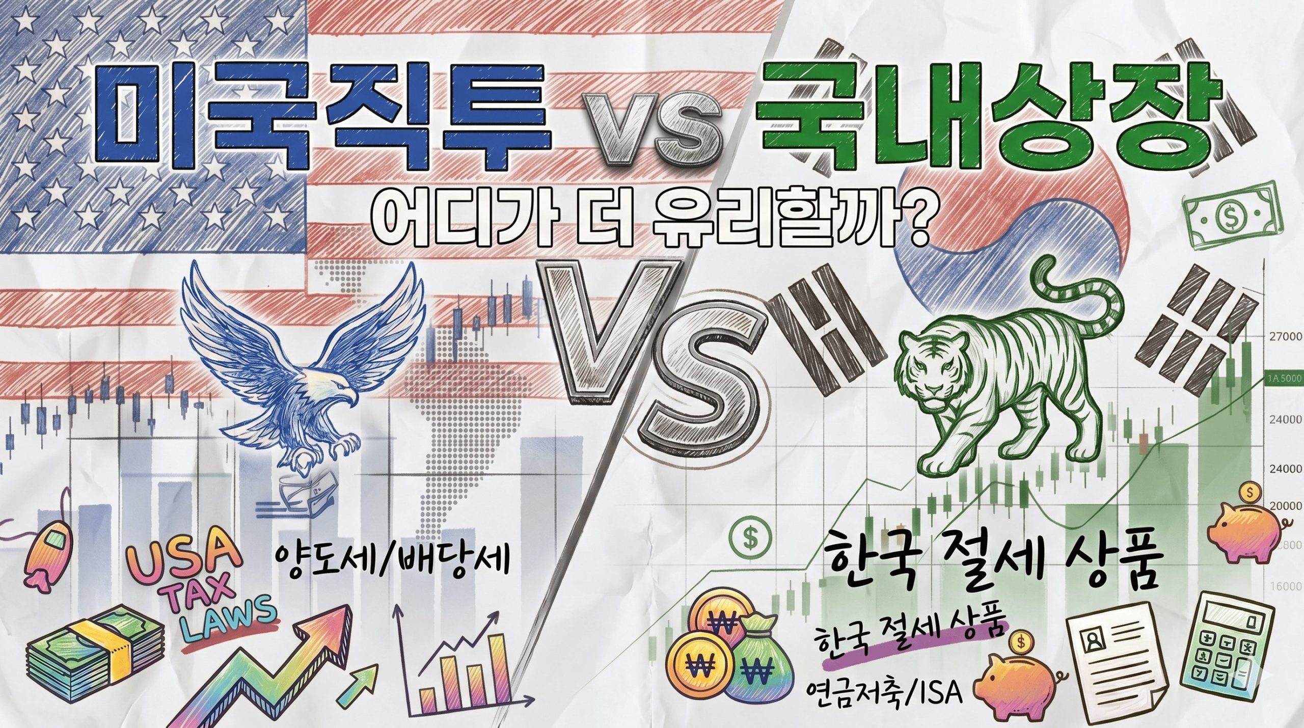 미국 직투 vs 국내 상장 ETF 세금 비교: 어디가 더 유리할까?